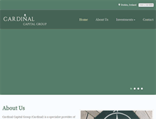 Tablet Screenshot of cardinalcapitalgroup.com